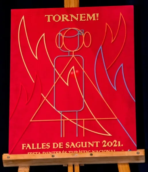 Cartel de las Fallas de Sagunt 2021