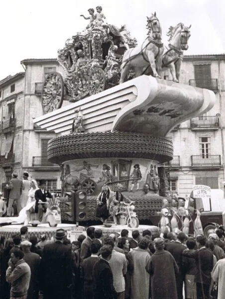 Falla Convento Jerusalén, 1958 (foto: web de la comisión)
