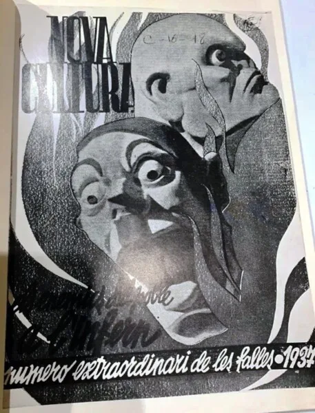 Portada de la revista "Nova Cultura" de 1937, especial Fallas (foto: Todocoleccion.net)