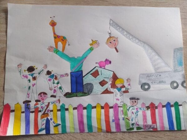 Dibujo ganador del I Concurs Dibuja la Plantà (JLF Dénia)