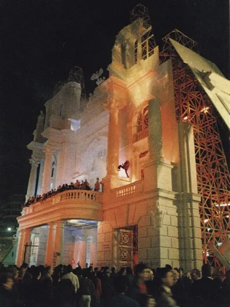 Falla Plaça del País Valencià, 1987 (foto: Antonio Cortés)