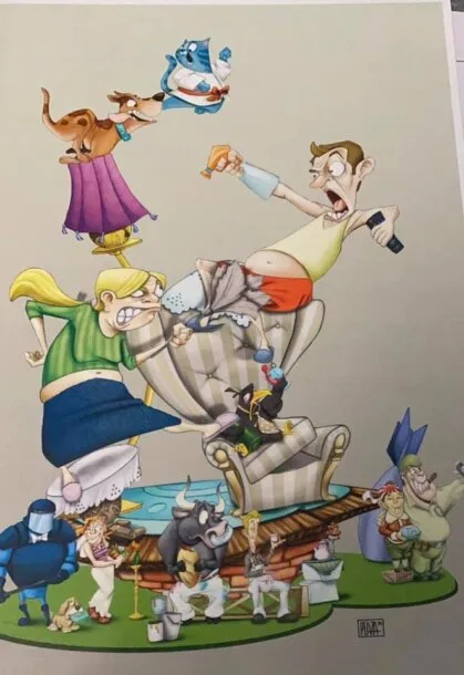 Boceto de la Falla San José de la Montaña-Teruel 2022