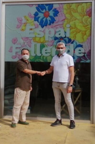 Jaume Bertomeu (JLF Dénia) y Felip Sala (CEF)