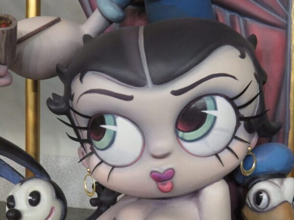Betty Boop en la Exposición del Ninot de València 2020