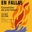 Cartel de la exposición "Fuenlabrada en Fallas"