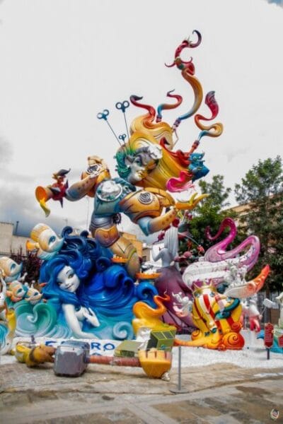 Falla La Marina, primer premio de sección especial en Sagunt (2021)