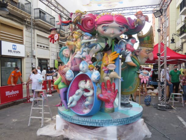 Plantà de la falla infantil de Convento Jerusalén de 2021