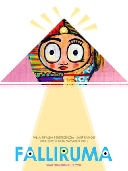 Boceto de la falla infantil de Ripalda-Beneficència-Sant Ramon 2022