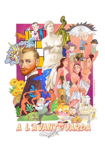 Vanguardia de falla infantil en la plaza de la Reina