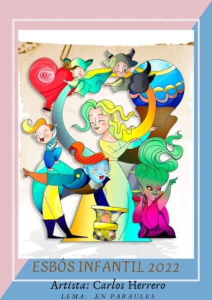 Boceto de la falla infantil de Molinell-Alboraya de 2022