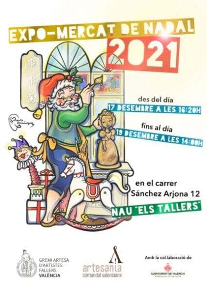 Expo-Mercat de Nadal 2021 del Gremi d'Artistes Fallers de València