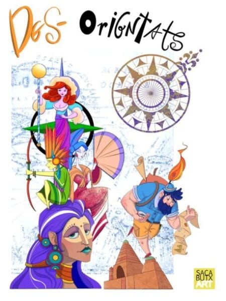 Boceto de la falla grande de Ramiro de Maeztu-Humanista Furió 2022