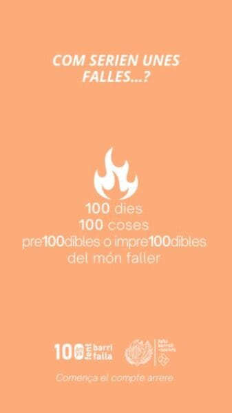 100 dies, 100 coses (Falla Borrull-Socors 2022)