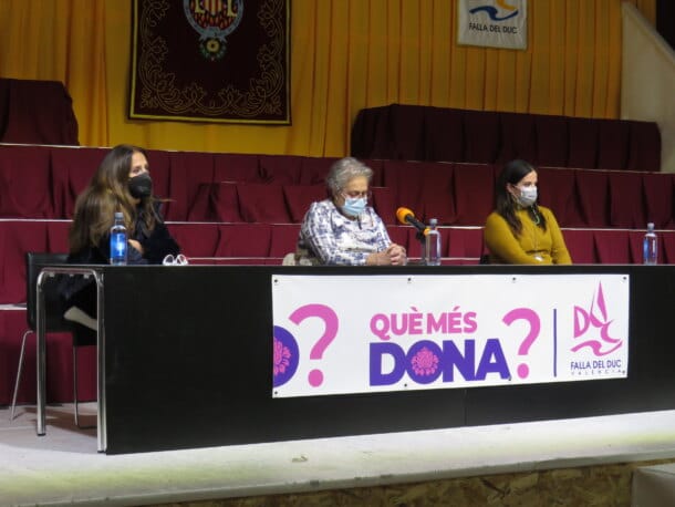 Inauguración de "Què més dona?" de la Falla del Duc