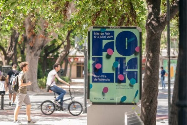 Imagen de la Gran Fira de València creada por Estudio Menta (foto: estudiomenta.com)