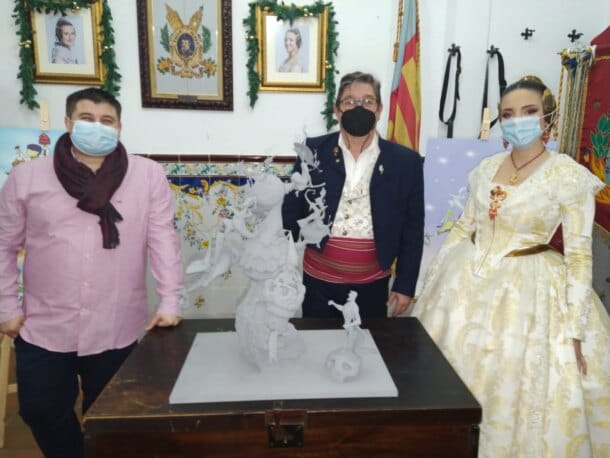 Maqueta de la falla grande de Lope de Vega 2022