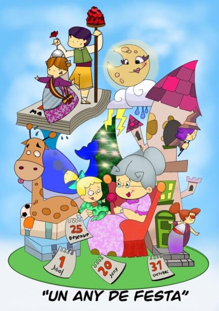 Boceto de la falla infantil de Lope de Vega 2022