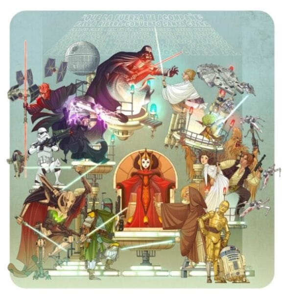 Boceto de la falla grande de Ribera-Convento de Santa Clara 2022