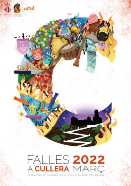 Cartel de las Fallas de Cullera 2022