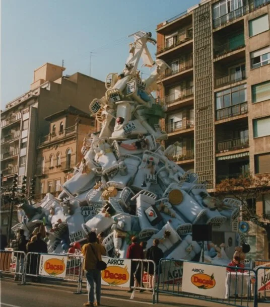 Falla Blanquerías, 1994 (foto: Cendradigital.com)