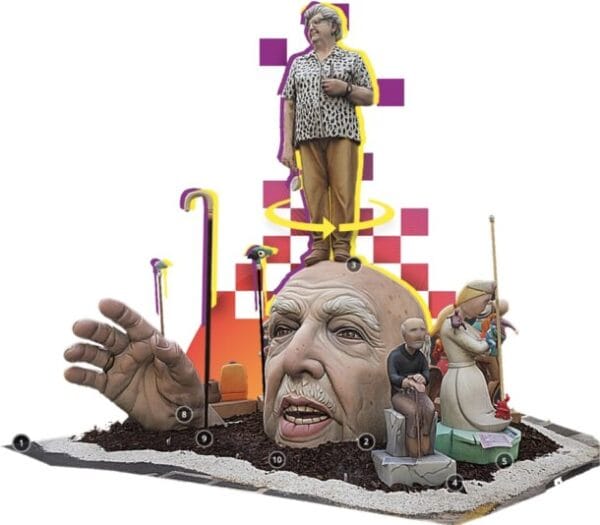 Primera falla conservada en NFT (Sevilla-Dénia 2021)