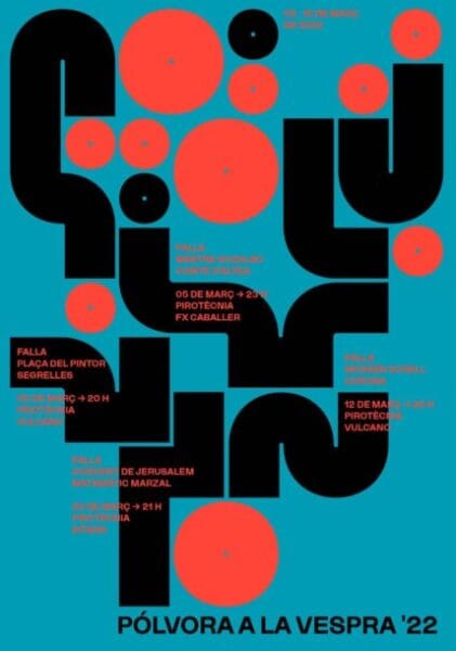 Cartel de Pólvora a la vespra 2022