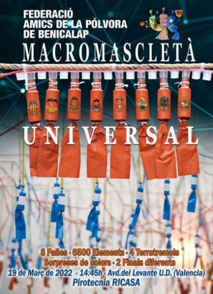 Cartel de la macromascletà universal de 2022