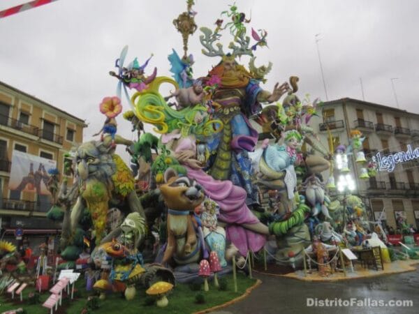 Falla Convento Jerusalén 2022, primer premio de la sección especial