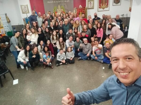 Javier Sanz, 13 años presidente de la Falla El Clero