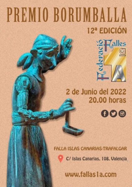 Cartel del premio Borumballa 2022