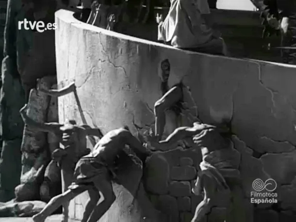 Falla El Foc, 1954 (imagen del No-Do de 1954, rtve.es)