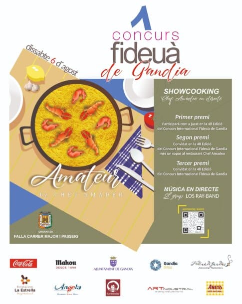 1r Concurs de Fideuà de Gandia Amateur de la Falla Carrer Major i Passeig