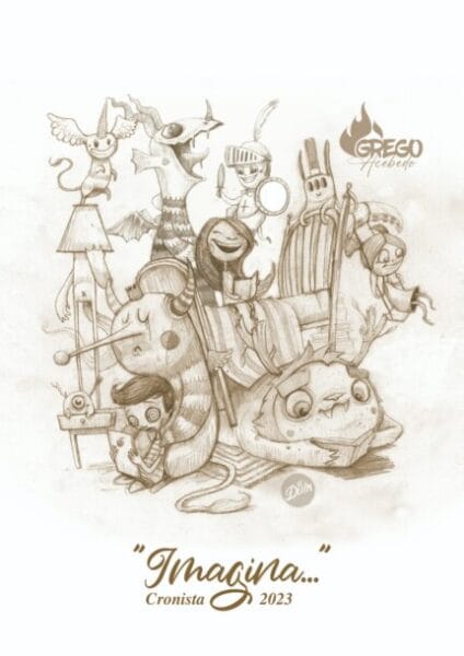 Boceto de la falla infantil de Cronista (Torrent)