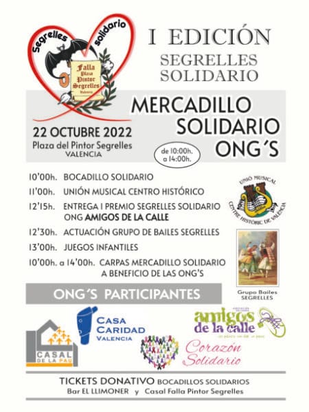 Cartel I Premio Segrelles Solidario