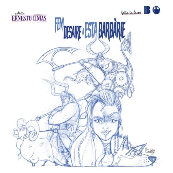 Boceto de la falla de La Berni 2023