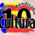 Cartel de las jornadas culturales "Cultura 10" de la Falla Mendizábal