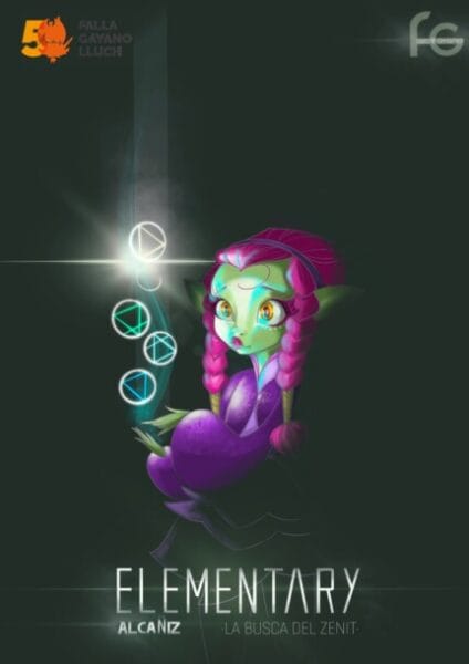 Boceto de la falla infantil de Gayano Lluch 2023