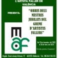 Cartel de la exposición "Obres dels mestres jubilats del Gremi d'Artistes Fallers"