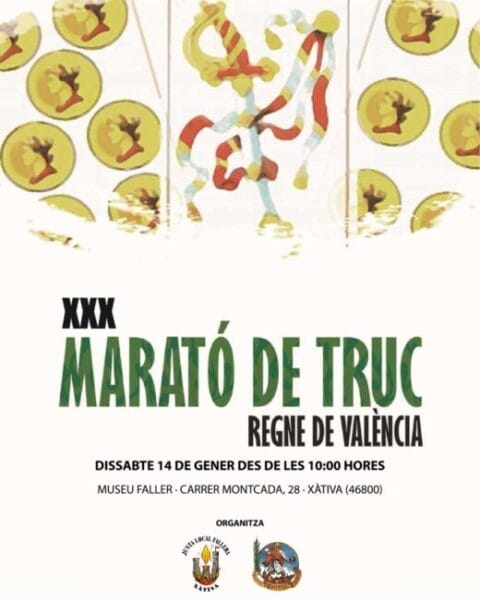 Cartel del XXX Marató de truc Regne de València