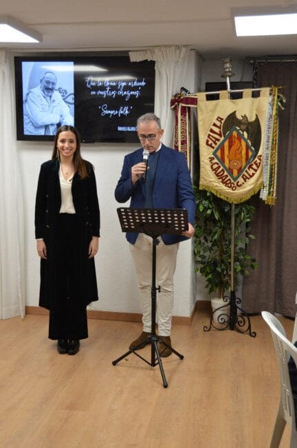 Presentación del homenaje a Manuel Algarra de la Falla Almirante