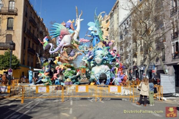 La Falla Exposición de 2023, terminando la plantà