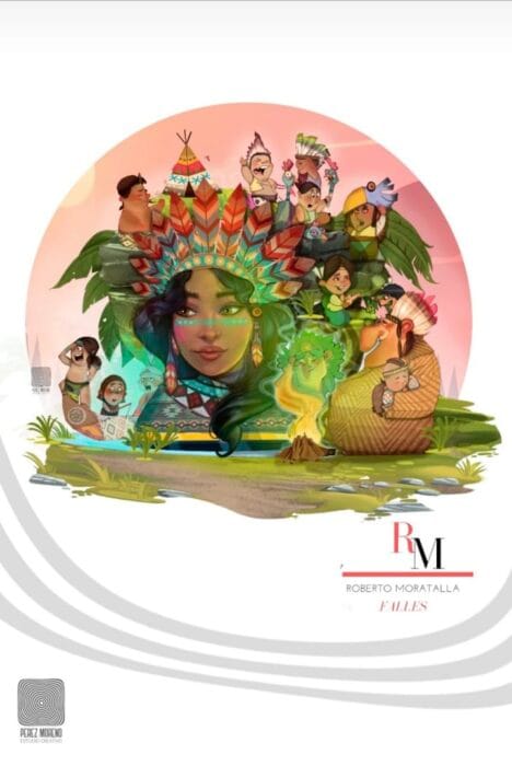 Boceto de la falla infantil de Poeta Alberola-Totana 2023