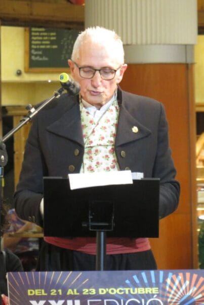 Rafa Mengó, en la inauguración de "Una festa per a tots" de 2022/2023