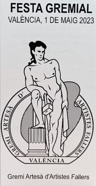 Cartel de la fiesta gremial del Gremio de Artistas Falleros de València