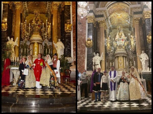 Premios a la Virgen de los Desamparados y su basílica de la Falla Pedro Cabanes y la Agrupación Gran Vía