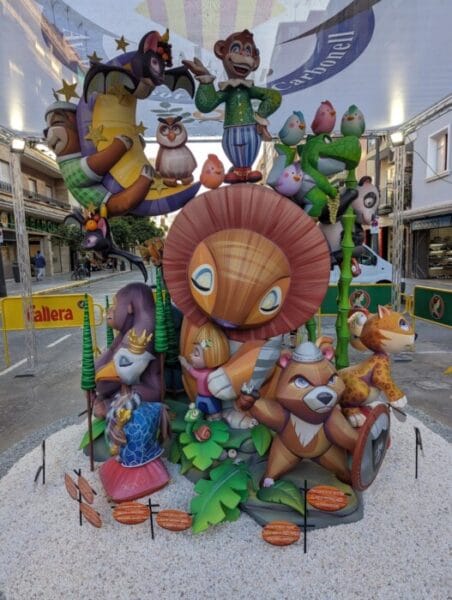 Falla infantil de Benicalap 2023, 1º premio Bienestar Animal Fallero