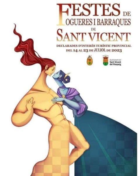 Cartel oficial de las Hogueras de Sant Vicent del Raspeig 2023