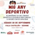 Cartel del Mig Any Deportivo de la Falla Castellón - Segorbe