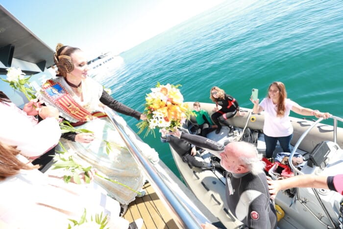 Ofrenda Marinera de la Agrupación de Fallas del Marítimo 2023 (foto: Manuel de Zayas)