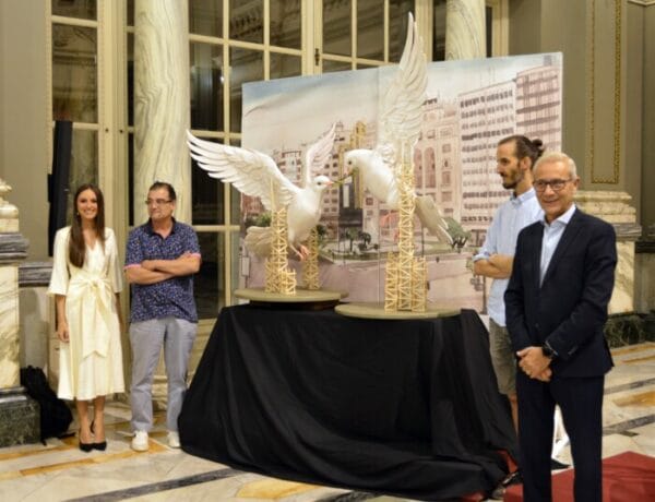 Maqueta de la falla municipal de València de 2024